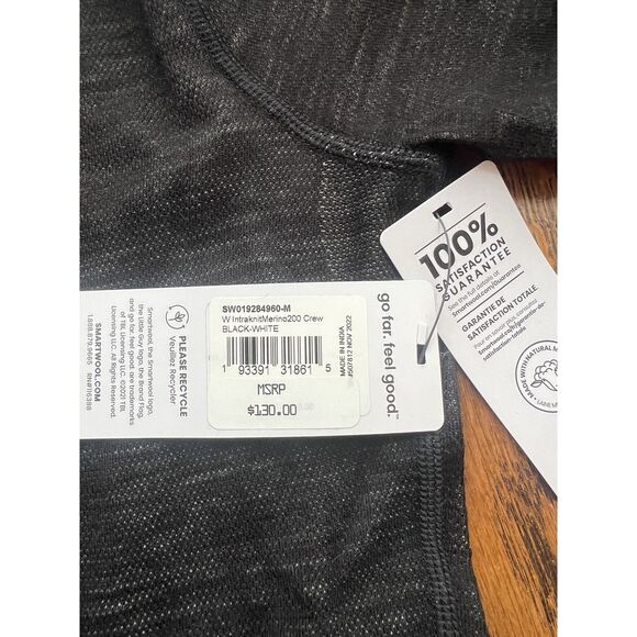 Smartwool Women’s Intraknit Thermal Merino Crew Baselayer Top NWT Size Medium - Picture 7 of 9